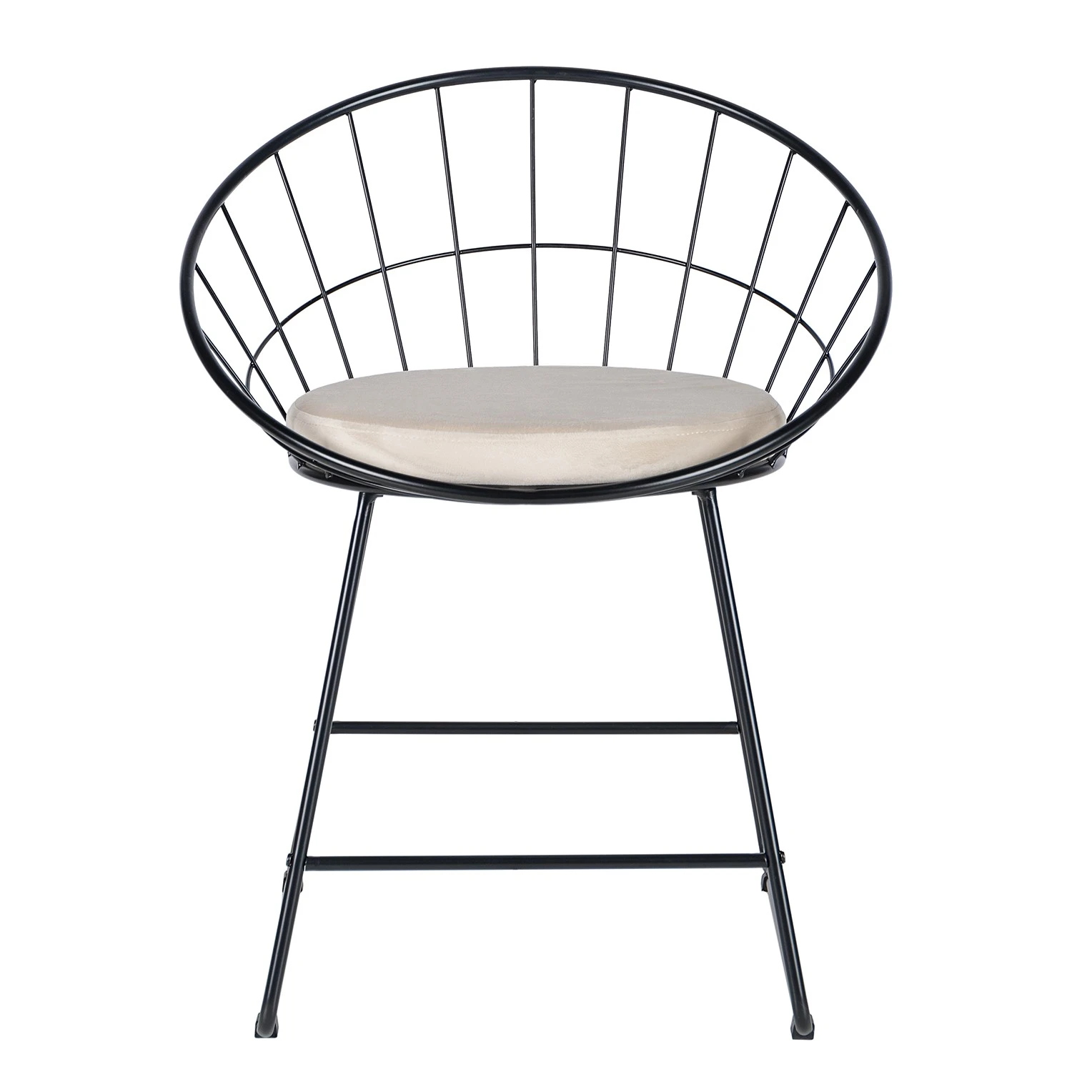 Ars manufacti Chaises Ceza (lot de 2) - Beige / Noir 4 Ars manufacti Chaises Ceza (lot de 2) - Beige / Noir – Image 2