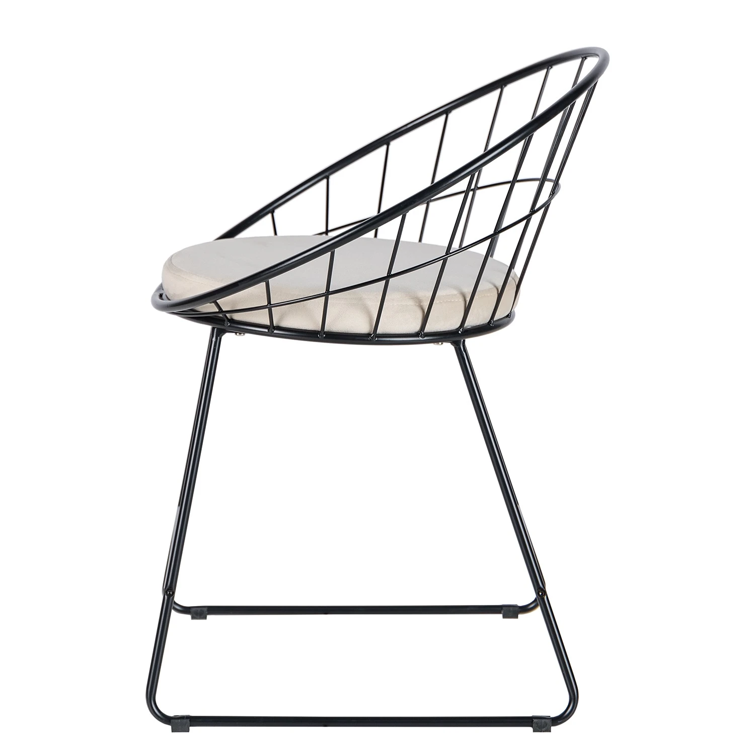 Ars manufacti Chaises Ceza (lot de 2) - Beige / Noir 5 Ars manufacti Chaises Ceza (lot de 2) - Beige / Noir – Image 3