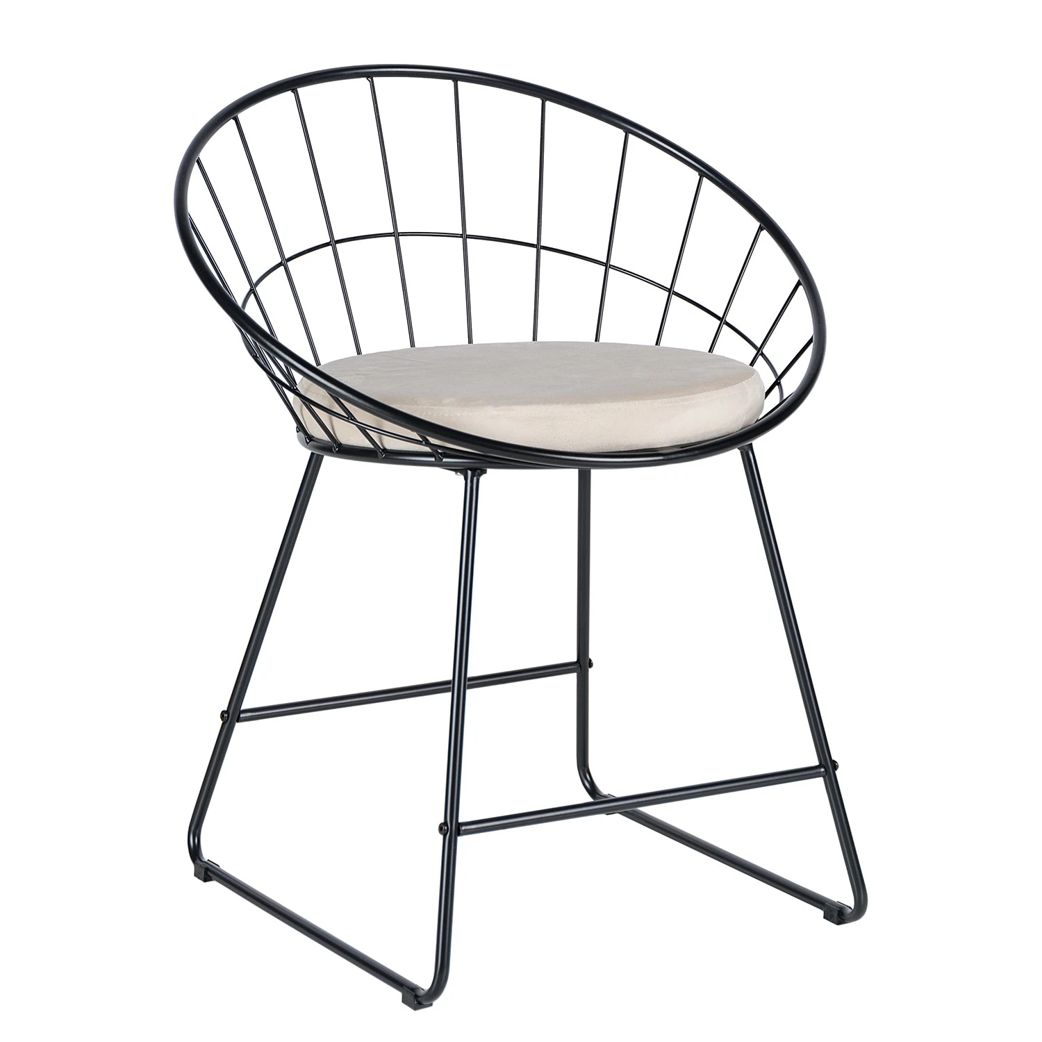 Ars manufacti Chaises Ceza (lot de 2) - Beige / Noir 7 Ars manufacti Chaises Ceza (lot de 2) - Beige / Noir – Image 5