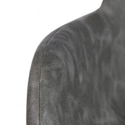 Ars manufacti Chaise à accoudoirs Cielo - Imitation cuir / Acier - Gris vintage / Noir -Chaises Soldes 1000281736 220920 095 DETAILS P000000001000281736