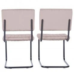 Jack & Alice Chaises cantilever Fillan (lot de 2) - Beige clair -Chaises Soldes 1000281753 220615 060 DETAILS P000000001000281753