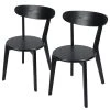 Studio Copenhagen Chaises Flori (lot de 2) - Partiellement en frêne massif - Frêne / Noir -Chaises Soldes 1000281761 220816 010 IMAGE P000000001000281761