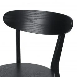 Studio Copenhagen Chaises Flori (lot de 2) - Partiellement en frêne massif - Frêne / Noir -Chaises Soldes 1000281761 220816 040 DETAILS P000000001000281761