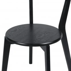 Studio Copenhagen Chaises Flori (lot de 2) - Partiellement en frêne massif - Frêne / Noir -Chaises Soldes 1000281761 220816 041 DETAILS P000000001000281761