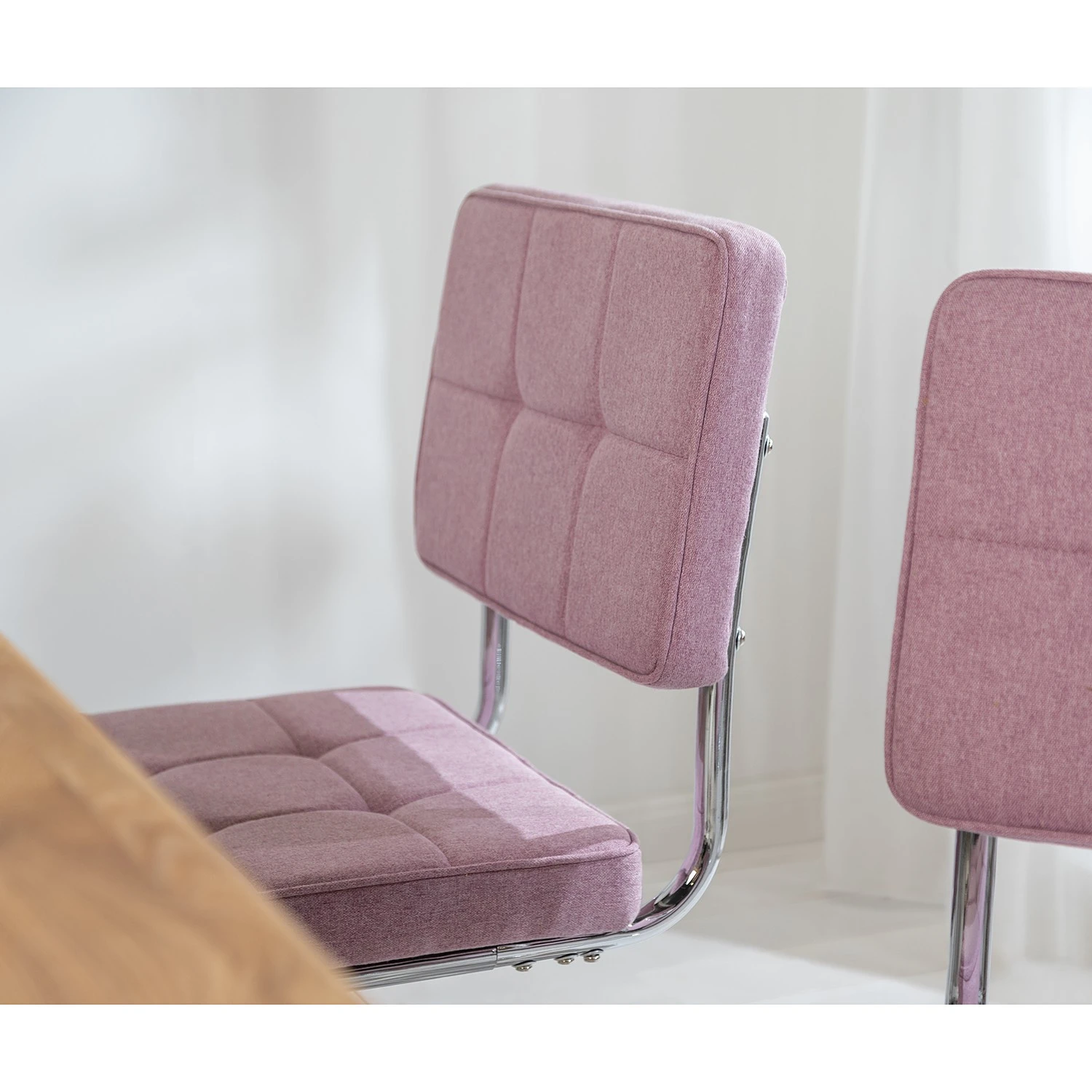 Fredriks Chaises cantilever Feliz (lot de 2) - Rose 5 Fredriks Chaises cantilever Feliz (lot de 2) - Rose – Image 3
