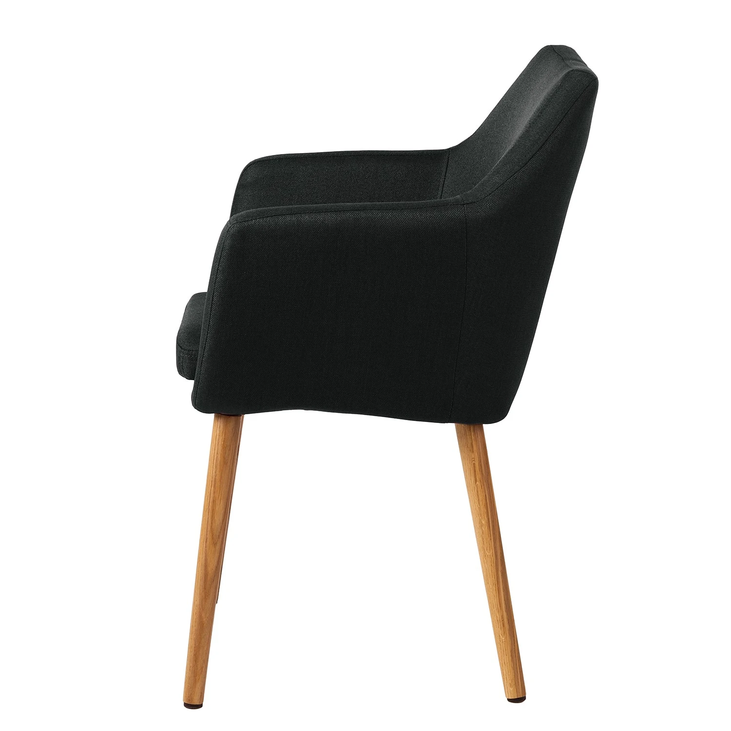 Mørteens Chaises à accoudoirs Nicholas - Tissu Cors: Anthracite - Lot de 2 6 Mørteens Chaises à accoudoirs Nicholas - Tissu Cors: Anthracite - Lot de 2 – Image 4