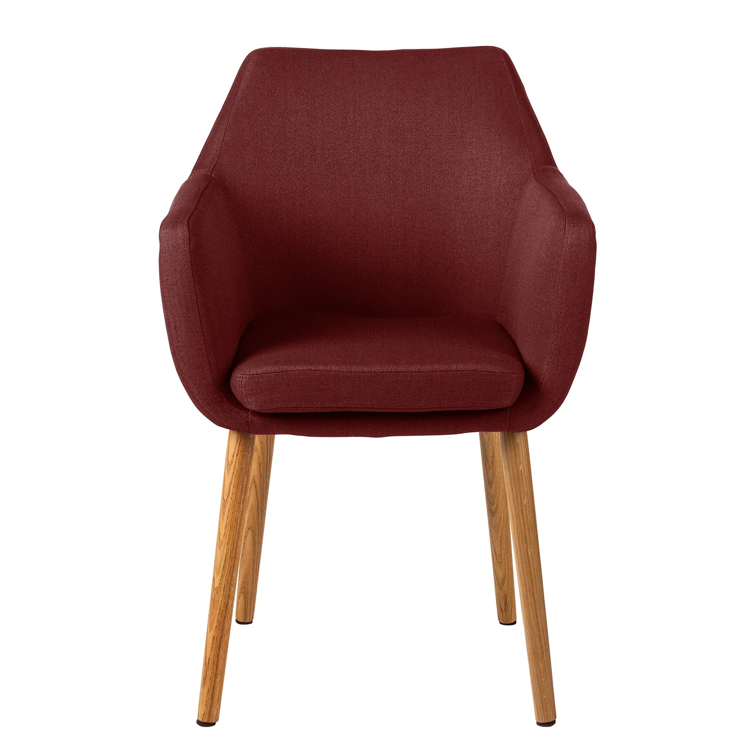 Mørteens Chaises à accoudoirs Nicholas - Tissu Cors: Rouge foncé - Lot de 2 5 Mørteens Chaises à accoudoirs Nicholas - Tissu Cors: Rouge foncé - Lot de 2 – Image 3