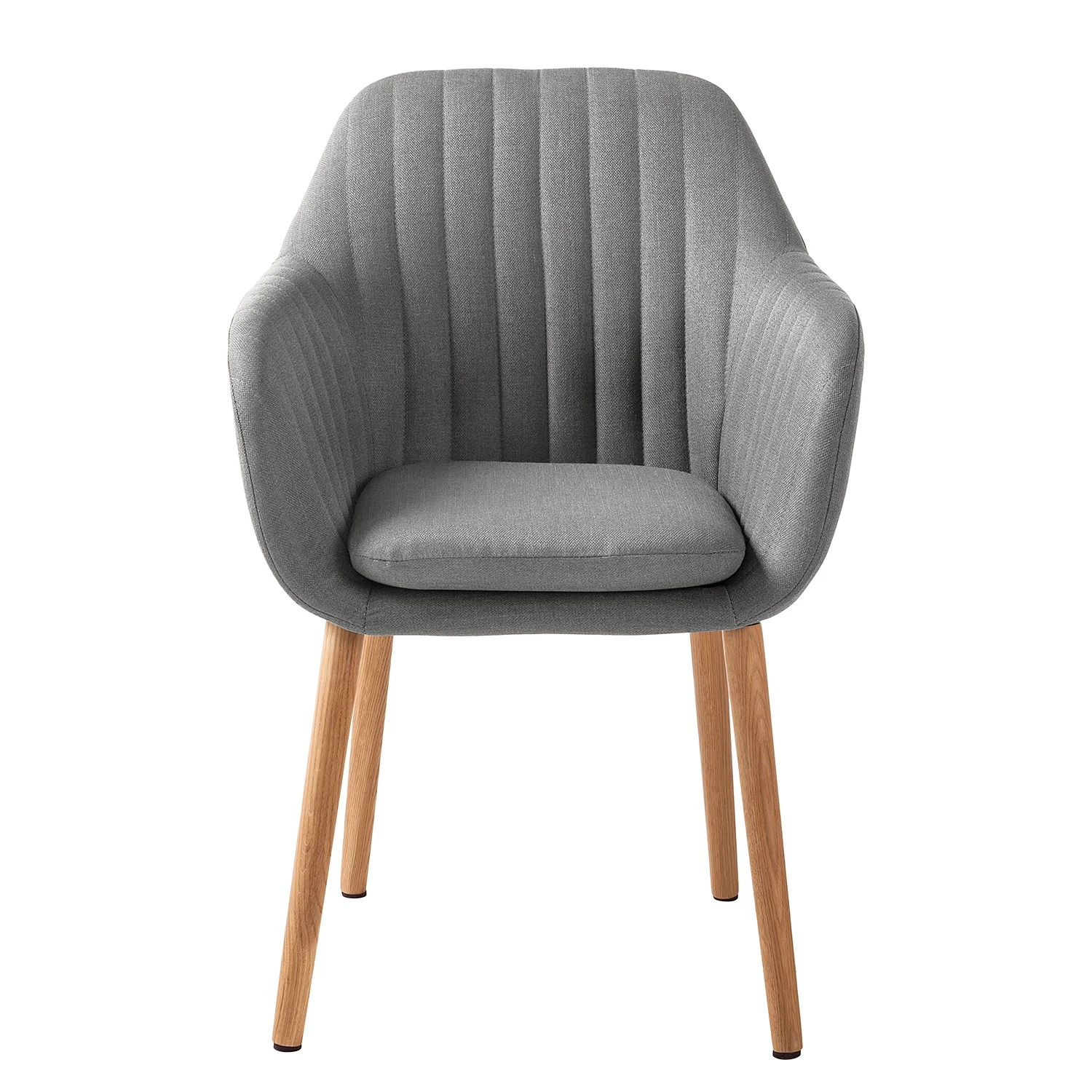 Mørteens Chaises à accoudoirs Tilanda - Tissu / Chêne massif - Tissu Cors: Granite - Lot de 2 5 Mørteens Chaises à accoudoirs Tilanda - Tissu / Chêne massif - Tissu Cors: Granite - Lot de 2 – Image 3