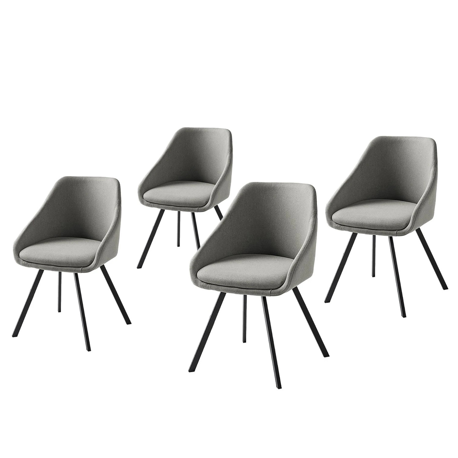 Mørteens Chaise à accoudoirs Melbu - Lot de 4 3 Mørteens Chaise à accoudoirs Melbu - Lot de 4