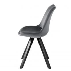 Mørteens Chaises capitonnées Aledas IV - Gris foncé - Noir - Lot de 4 -Chaises Soldes 1000282507 210819 09454300463 DETAILS P000000001000282507
