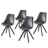 Mørteens Chaises capitonnées Aledas IV - Gris foncé - Noir - Lot de 4 1 Mørteens Chaises capitonnées Aledas IV - Gris foncé - Noir - Lot de 4 -Chaises Soldes 1000282507 211119 15305400025 IMAGE P000000001000282507