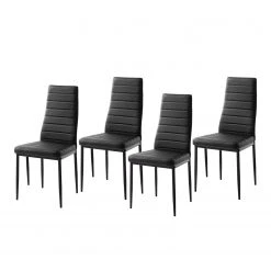 Mooved Chaise Maia - Noir - Lot de 4