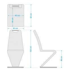 Fredriks Chaise cantilever Amanda I - Lot de 4 29 Fredriks Chaise cantilever Amanda I - Lot de 4 -Chaises Soldes 1000283523 210810 13385300014 SKETCH DETAILS P000000001000283523 sketch
