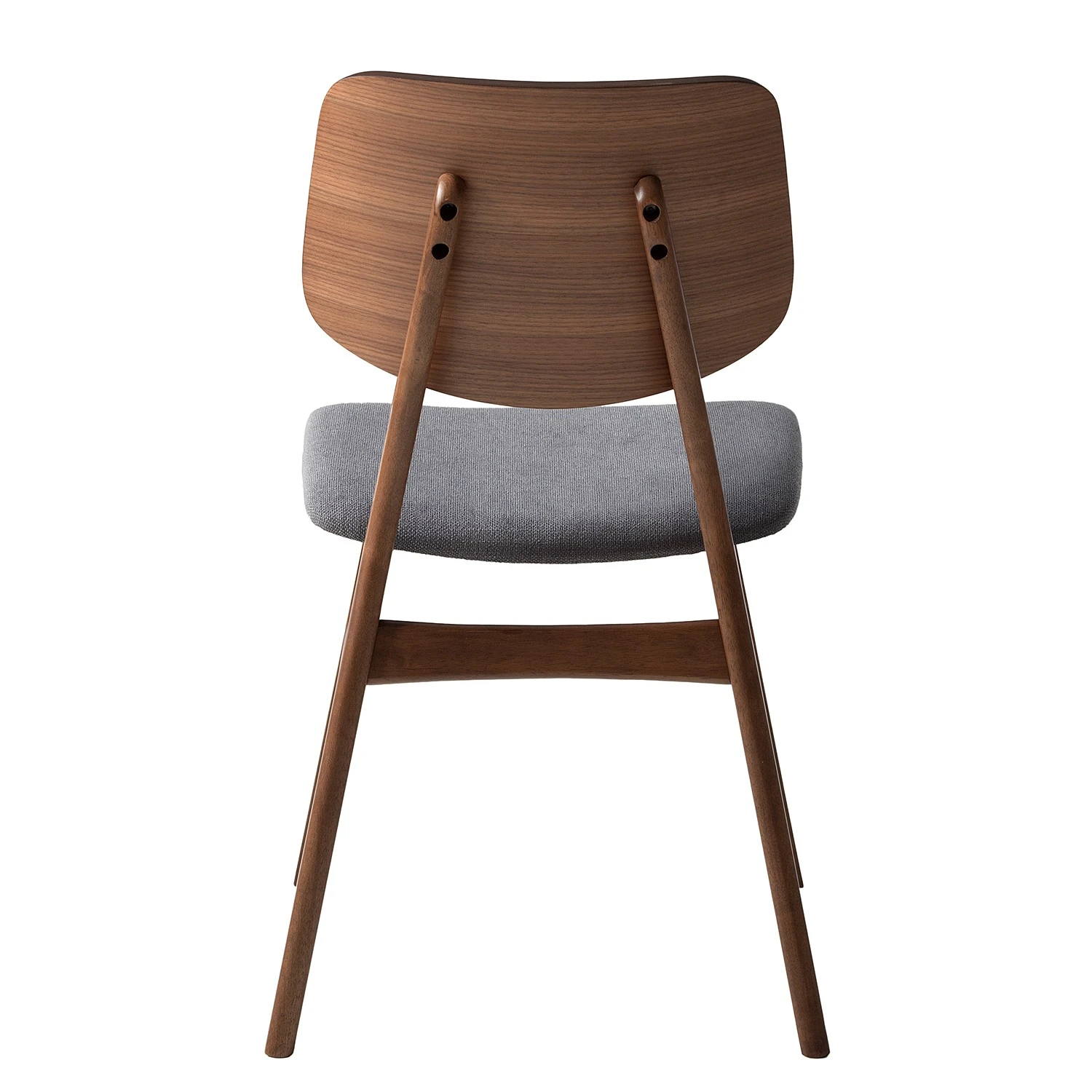 Mørteens Chaise Hagan - Gris foncé - Lot de 4 3 Mørteens Chaise Hagan - Gris foncé - Lot de 4 – Image 2