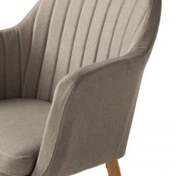 Mørteens Chaise à accoudoirs Leedy I - Tissu Zea: Beige - Lot de 2 -Chaises Soldes 1000284185 210823 08534300007 DETAILS P000000001000284185