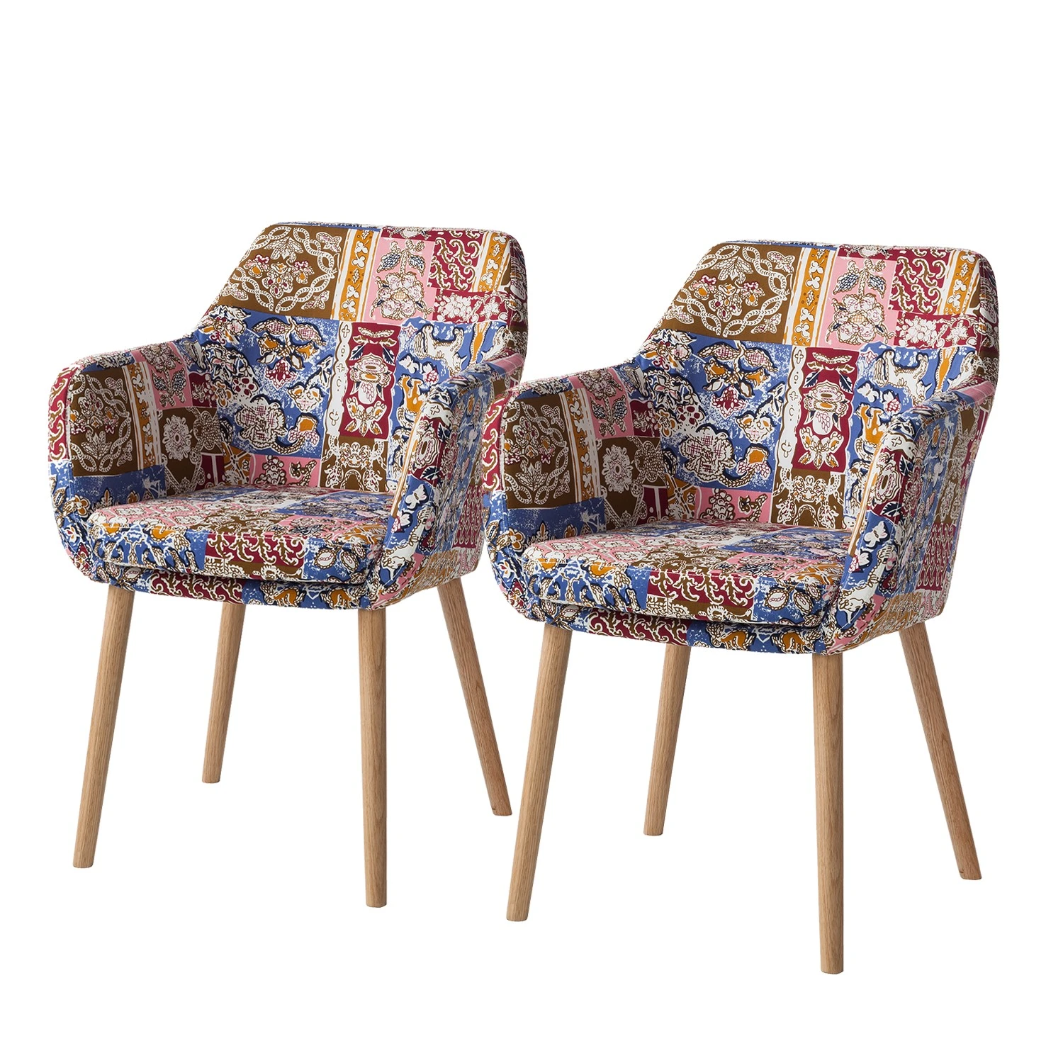 Mørteens Chaise à accoudoirs Leedy II - Lot de 2 3 Mørteens Chaise à accoudoirs Leedy II - Lot de 2