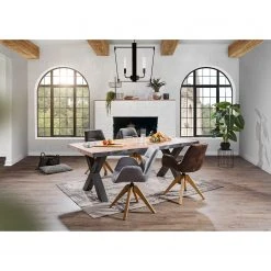 Red Living Chaise capitonnée Wilbur II - Platine -Chaises Soldes 1000284293 220318 020 MOOD DETAILS P000000001000284293 mood