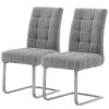 Ars manufacti Chaises cantilever Stawley II (lot de 2) - Gris clair 2 Ars manufacti Chaises cantilever Stawley II (lot de 2) - Gris clair -Chaises Soldes 1000285096 220624 010 IMAGE P000000001000285096