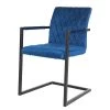 Ars manufacti Chaise à accoudoirs Finga II - Bleu -Chaises Soldes 1000285319 220810 010 IMAGE P000000001000285319