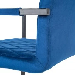 Ars manufacti Chaise à accoudoirs Finga II - Bleu -Chaises Soldes 1000285319 220810 037 DETAILS P000000001000285319