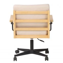 Mørteens Fauteuil de bureau David - Tissu / Chêne massif / Métal - Crème / Chêne / Noir 11 Mørteens Fauteuil de bureau David - Tissu / Chêne massif / Métal - Crème / Chêne / Noir -Chaises Soldes 1000288171 220610 045 DETAILS P000000001000288171