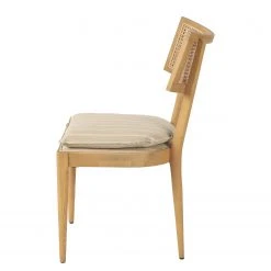 Studio Copenhagen Chaise Fiona II - Beige - Tissu / Frêne massif -Chaises Soldes 1000289495 220818 040 DETAILS P000000001000289495