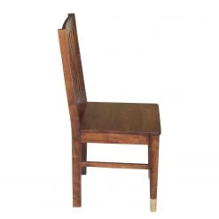 Ars manufacti Chaises Baxley (lot de 2) - Acacia massif - Acacia / Doré -Chaises Soldes 1000297008 220511 035 DETAILS P000000001000297008