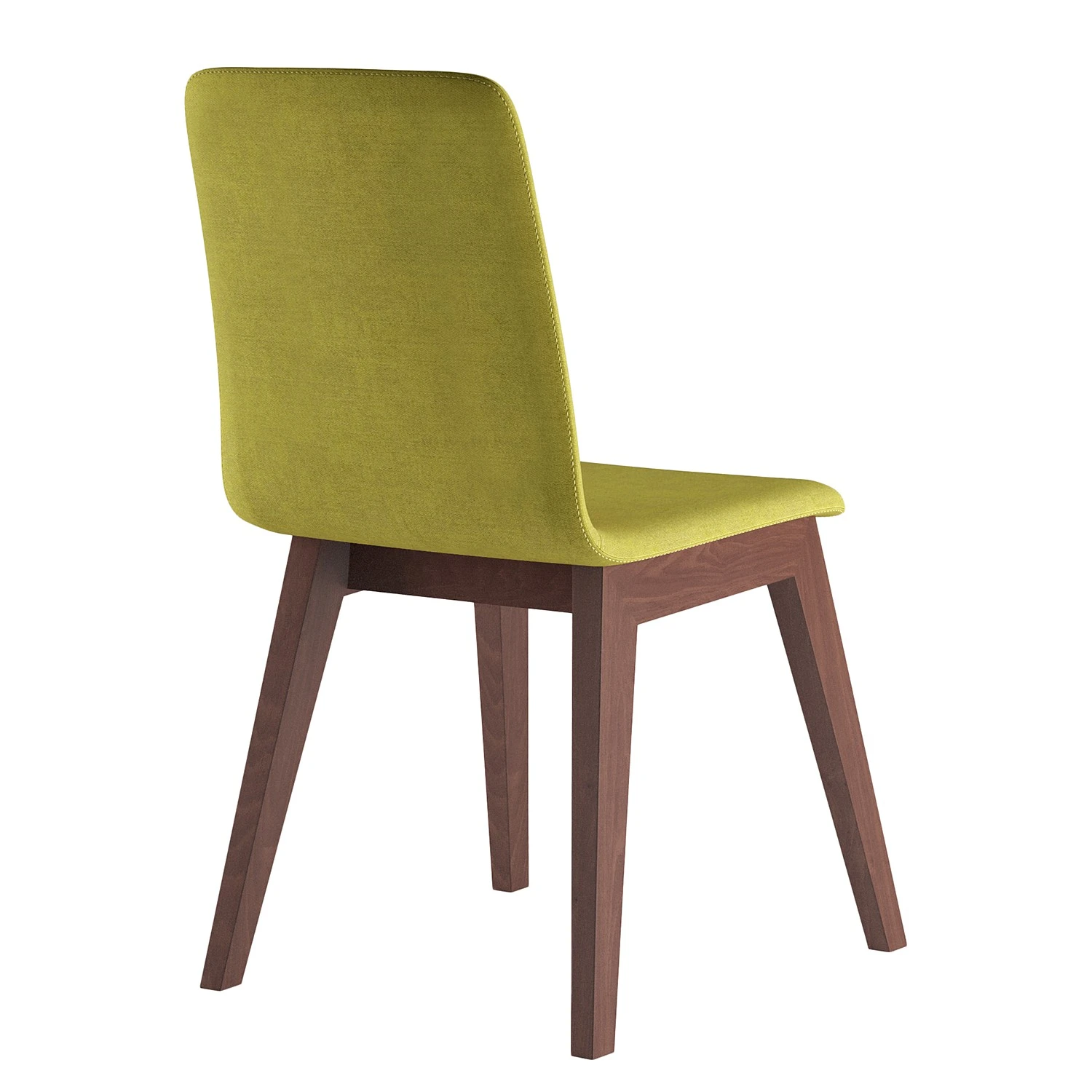 Norrwood Chaises capitonnées Nami (lot de 2) - Vert kiwi - Imitation noyer 8 Norrwood Chaises capitonnées Nami (lot de 2) - Vert kiwi - Imitation noyer – Image 6