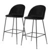Red Living Chaises de bar Maxou II (lot de 2) - Noir -Chaises Soldes 1000299418 211012 13445500143 IMAGE P000000001000299418