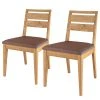 Naturoo Chaises Elkton (lot de 2) - Marron -Chaises Soldes 1000300295 211124 08440500025 IMAGE P000000001000300295