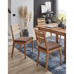 Naturoo Chaises Elkton (lot de 2) - Marron -Chaises Soldes 1000300295 211124 08440500038 MOOD DETAILS P000000001000300295 mood