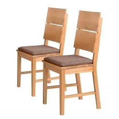 Naturoo Chaises Kasai (lot de 2) - Marron