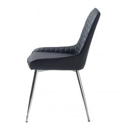 Red Living Chaises capitonnées Dela III (lot de 2) - Imitation cuir / Fer - Noir / Chrome 11 Red Living Chaises capitonnées Dela III (lot de 2) - Imitation cuir / Fer - Noir / Chrome -Chaises Soldes 1000303597 211117 16473800065 DETAILS P000000001000303597