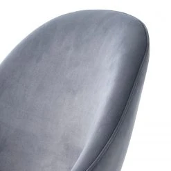 Red Living Chaise Cheia II - Velours / Fer - Gris clair / Noir -Chaises Soldes 1000303609 211117 16474000140 DETAILS P000000001000303609