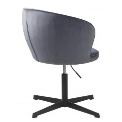 Red Living Chaise pivotante Cheia II - Velours / Fer - Gris / Noir -Chaises Soldes 1000303610 211117 16474000142 DETAILS P000000001000303610