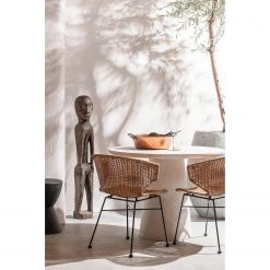 Red Living Chaises Malvan (lot de 2) - Polyrotin / Acier - Polyrotin / Noir -Chaises Soldes 1000303869 211105 13105600142 MOOD DETAILS P000000001000303869 mood