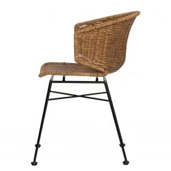 Red Living Chaises Malvan (lot de 2) - Polyrotin / Acier - Polyrotin / Noir -Chaises Soldes 1000303869 211105 13105600164 DETAILS P000000001000303869