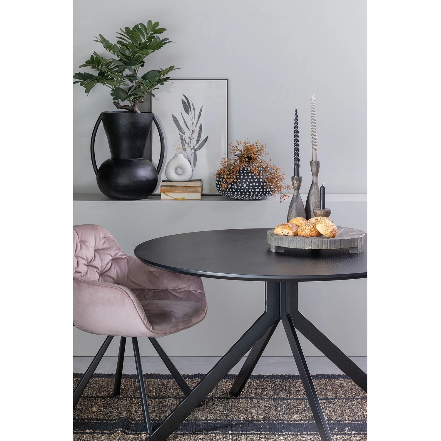 Red Living Chaise à accoudoirs Linx - Rose bébé 5 Red Living Chaise à accoudoirs Linx - Rose bébé – Image 3