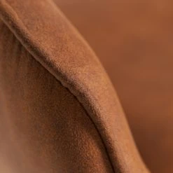 Red Living Chaises à accoudoirs Avril II (lot de 2) - Microfibre / Acier - Marron vintage / Noir -Chaises Soldes 1000303883 211105 13105900268 DETAILS P000000001000303883