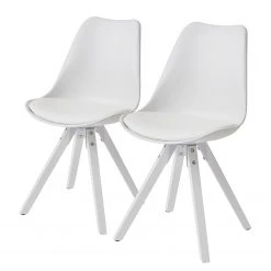 Loftscape Chaises Eichberg (lot de 2) - Blanc