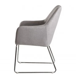 Loftscape Chaise à accoudoirs Fradou II - Gris / Argenté -Chaises Soldes 1000303948 211103 12152600400 DETAILS P000000001000303948