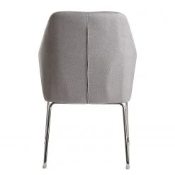 Loftscape Chaise à accoudoirs Fradou II - Gris / Argenté -Chaises Soldes 1000303948 211103 12152600404 DETAILS P000000001000303948