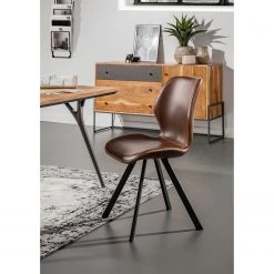 Red Living Chaises Collins (lot de 2) - Marron vintage 16 Red Living Chaises Collins (lot de 2) - Marron vintage -Chaises Soldes 1000305893 211102 111804000120 MOOD DETAILS P000000001000305893 mood