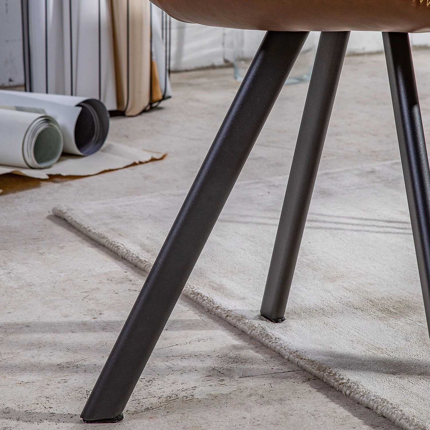 Red Living Chaises Collins (lot de 2) - Marron vintage 8 Red Living Chaises Collins (lot de 2) - Marron vintage – Image 6