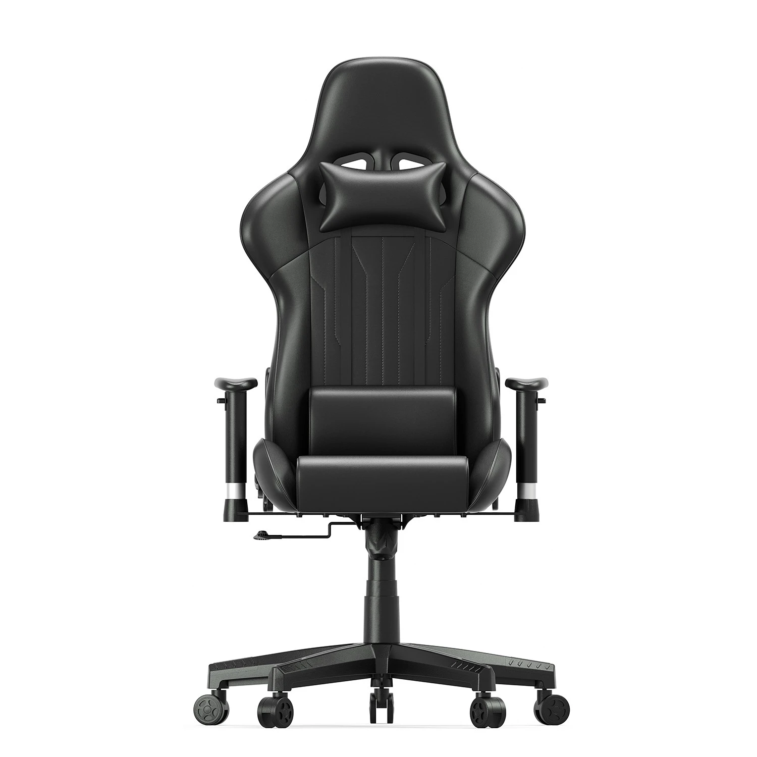 Fredriks Chaise gamer Jason - Imitation cuir / Nylon - Noir 4 Fredriks Chaise gamer Jason - Imitation cuir / Nylon - Noir – Image 2