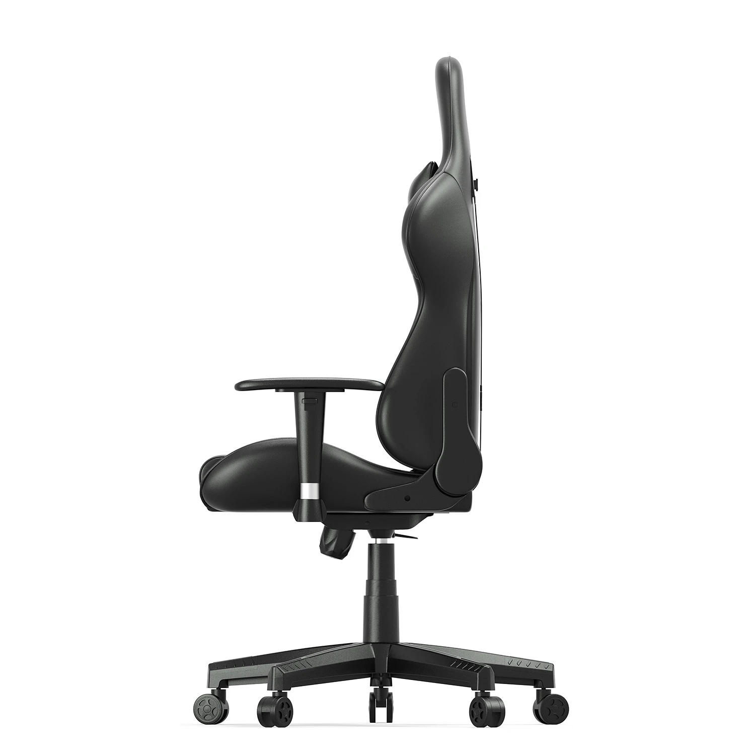Fredriks Chaise gamer Jason - Imitation cuir / Nylon - Noir 5 Fredriks Chaise gamer Jason - Imitation cuir / Nylon - Noir – Image 3