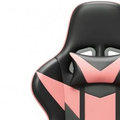 Fredriks Chaise gamer Jasper - Noir / Rose -Chaises Soldes 1000307836 220510 065 DETAILS P000000001000307836