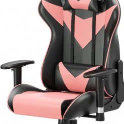 Fredriks Chaise gamer Jasper - Noir / Rose -Chaises Soldes 1000307836 220510 070 DETAILS P000000001000307836