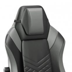 Fredriks Chaise gamer Lasse XXL - Noir / Gris -Chaises Soldes 1000307852 220510 065 DETAILS P000000001000307852