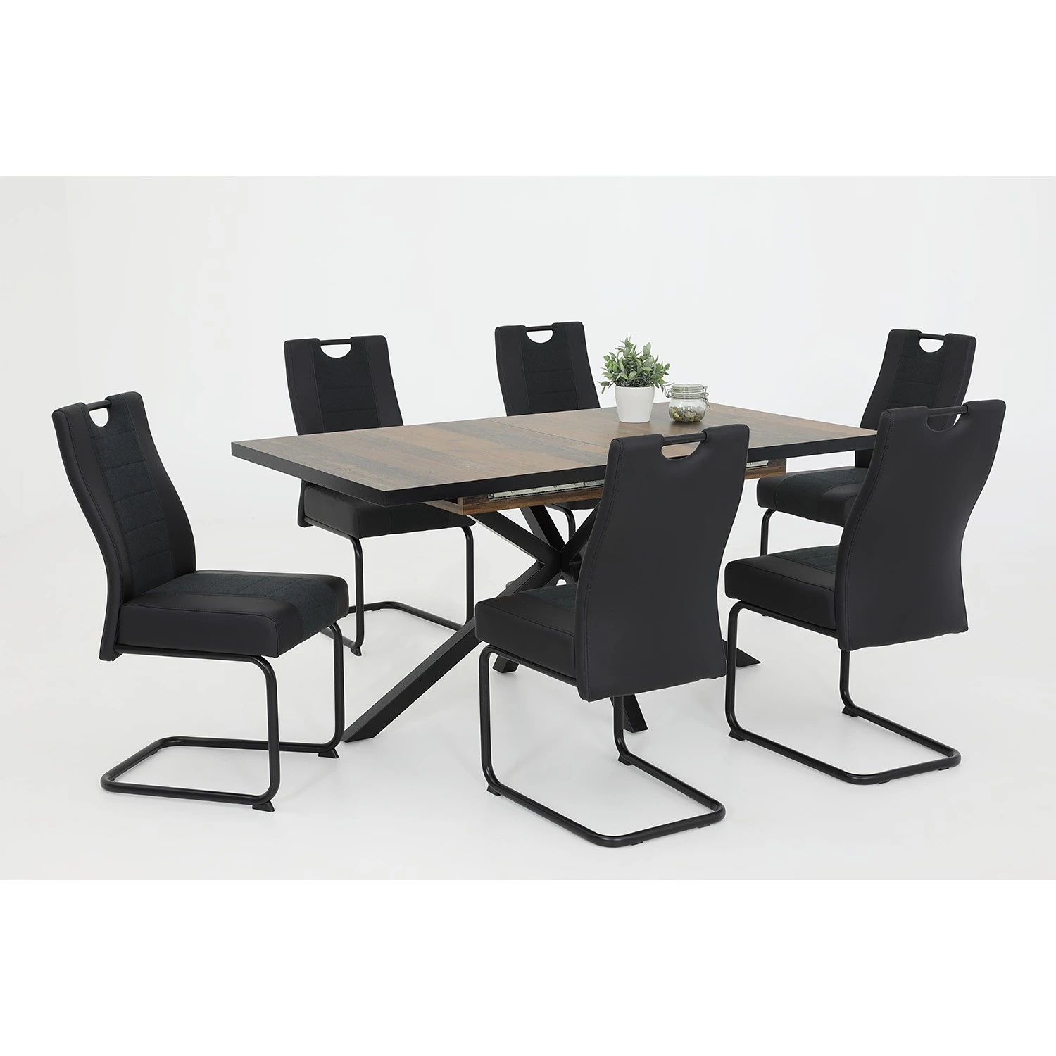 Loftscape Chaise cantilever Carbonia - Noir - Lot de 2 4 Loftscape Chaise cantilever Carbonia - Noir - Lot de 2 – Image 2